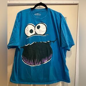 Sesame Street Cookie Monster Face T-Shirt